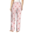thumbnail image 3 of Goofa Rabbit And Cherry Printed Soft Pajama Pants for Women, Wide Leg Comfy Casual Lounge Yoga Pants-, 3 of 9