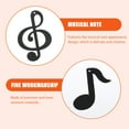 thumbnail image 4 of Shisuyan Pendentifs Tourbillonnants Notes Musicales Noir 24 Pcs 5.7x5.7x0.01 Po, 4 of 8
