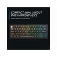thumbnail image 2 of MOUNTAIN Everest 60 RGB Gaming Keyboard - 60% with Arrow Keys, lubed MOUNTAIN switches, Sophisticated Sound dampening and 5-pin hot-swap - Midnight Black (Linear 45), 2 of 5
