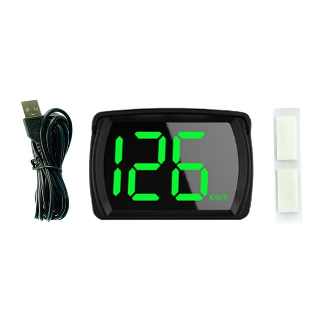 Miulika Car Head up Display Car Accessories Universal Time Modern over Speed Warning for KMH