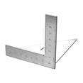 thumbnail image 1 of Labymos Woodworking Triangular Ruler Multi-functional Carpenter's Rule 45° 90° Angle Angle Rule Mark Scraper Carpenter's Marking Tool Three Edged Rule, 1 of 7