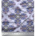 thumbnail image 1 of Soimoi Tissu en Rayonne Floral Ethnique Artistique Imprimé 1 Yard 42 Pouces de Large, 1 of 3