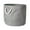 Gray, variant on DII Collapsible Polyester Storage Bin, Variegated, Gray, Medium