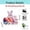 as show#10, variant on Linnome 4 Inch Acrylic Desktop Bunny Figurine Clear Cute Animal Decor for Office Desk Shelf Spring Party Tabletop Display