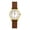 Gold/Brown, variant on Blekon Original Women Adult Watch for Medical Students Silicone Band Water Resistant Round Shape