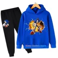 thumbnail image 3 of Conjuntos de ropa con capucha y pantalones de Sonic para niños y niñas, trajes de disfraces de Sonic de América, 3 of 5