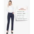 thumbnail image 5 of BALEAF Womens Dress Pants Yoga Work Pants Pull On Slacks Business Casual Office Trouser Pockets 29" Navy 2XL, 5 of 6