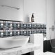 thumbnail image 1 of 10pcs Mosaico 3D Pegatinas de pared DIY Azulejo Baño Calcomanía impermeable (MSC094), 1 of 4
