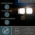 thumbnail image 2 of Vaxcel - Theta - 33W 3 LED Outdoor Motion Sensor Flood Light In Contemporary, 2 of 14