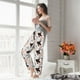 thumbnail image 5 of Balery Pigs Pantalones de pijama para mujer, pijamas ultraligeros, pantalones de estar por casa-Large, 5 of 6