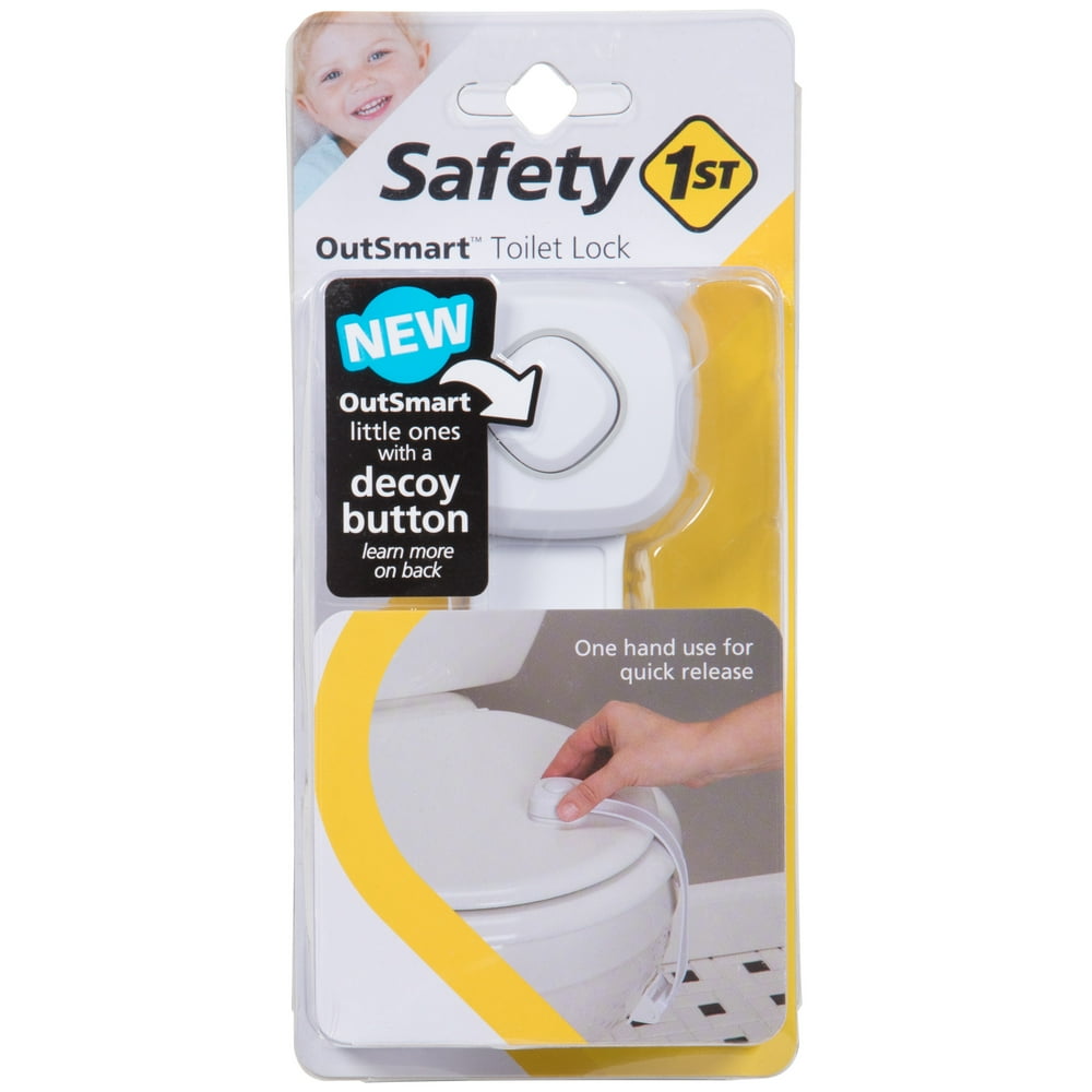 Safety 1st OutSmart Toilet Lock, White