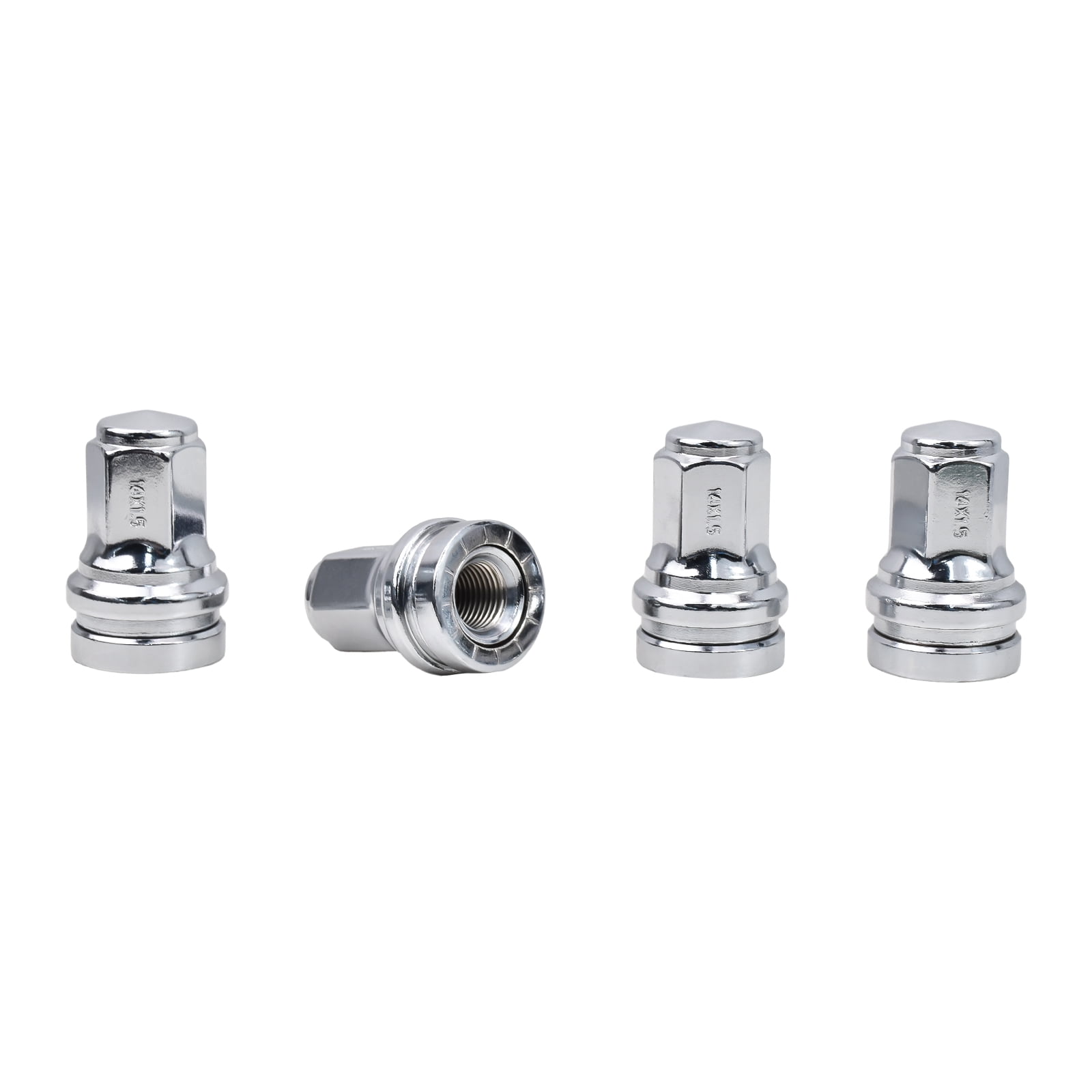 Hex Autoparts (32PCS) 14x1.5 Flat Washer Lug Nuts for Ford Super Duty F-250 F-350 450 HCPZ-1012-B