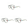 thumbnail image 1 of Minnieouse Gafas redondas ligeras y de moda para mujer, para lucir gafas negras de arcoíris, montura de cristal IS031C9 Type1 NO1, 1 of 6