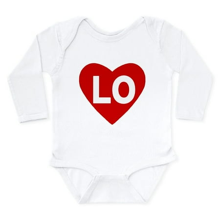 

CafePress - Lo (Love) Heart Long Sleeve Infant Body Suit - Long Sleeve Infant Bodysuit