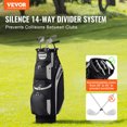 thumbnail image 2 of VEVOR 36” Golf Cart Bag 14 Way Organizer Divider Top Multiple Pockets Pick Color, 2 of 9