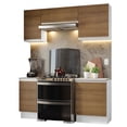 thumbnail image 1 of Cocina Integral Completa 180cm Glamy Madesa - Blanco/Marrón, 1 of 5
