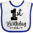 thumbnail image 3 of Inktastic 1st Birthday One Year Old Girls Girls Baby Bib, 3 of 4