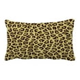 thumbnail image 1 of EREHome Jaguar leopard black spots over yellow Pillow Case Cover Set 20x30 Inch, 1 of 1