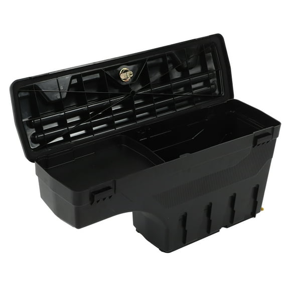 5SBSCFF15015R, Wearproof 180° Swing Out Matte Black Lockable Lid Truck Bed Storage Box For Upgrade