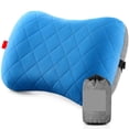 thumbnail image 1 of Ultralight Inflatable Pillow with Removable Cover for Neck Lumber Support - Upgrade Washable Travel Air Pillows for Camping, Hiking, Backpacking (Grey), 1 of 2