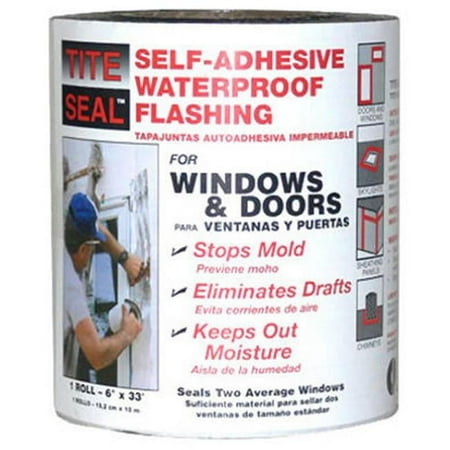 Cofair Products TS633 6 in. x 33 ft. Self-Adhesive Waterproof Flashing For Windows & Doors