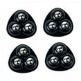 thumbnail image 1 of 5 X 4 Piezas De Deslizadores De Ruedas Autoadhesivos Para Contenedores De Almacenamiento De Pequeños Electrodomésticos De Color Negro, 1 of 8