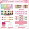thumbnail image 2 of Suministros para fiestas de spa Erinde, 120 unidades para niñas con mascarillas faciales, 2 of 7