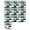 C12_10pc 3.994x3.94in Blue, variant on ERTZAE Mosaic Tile Backsplash,Peel And Stick Tile Backsplash,Self Adhesive Waterproof Vinyl,3D Glitter Mosaic Self Adhesive Tile Stickers 10x10cm 10pc, Waterproof PVC for Kitchen Bathroom Wall Blue
