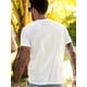 thumbnail image 2 of Men's Casual Polyester Crew Neck T-Shirt with "Just Enjoy The Ride" Bicycle Print, Regular Fit Knit Fabric Top with Slight Stretch and Patterned Alphabet Design Tee For Adult, Men, Women, Teen, Teena, 2 of 6