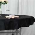 thumbnail image 4 of BalsaCircle 70 in Black Round TABLECLOTH Premium Polyester Table Cover Wedding Linens Party Events Decorations, 4 of 8