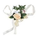 thumbnail image 2 of Wedding Chair Back, Chair Decoration Wedding Chair Sign Simulation Flower Wedding Decoration For Wedding Reception, 2 of 8