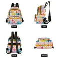 thumbnail image 4 of FORMRS Mini Backpack Purse for Women Travel Daypack Casual Shoulder Bag, Yellow Circles, 4 of 7