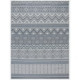 thumbnail image 3 of Martha Stewart  Indoor/Outdoor Staika Casual Machine Washable Rug 2' x 7' Runner - Creme/Navy, 3 of 5