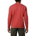 thumbnail image 2 of Columbia Men's Hart Mountain II Crew, Red Jasper Heather, Small, 2 of 5