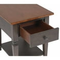 thumbnail image 3 of Sunset Trading Dakota 4PC Rectangle Coffee Table Set w Console Brown Gray Wood, 3 of 10