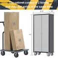 thumbnail image 6 of Gangmei Metal Storage Cabinet with Lock and 4 Shelves, 6 of 6