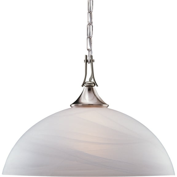 Volume Lighting V4831 Durango 1 Light 16" Wide Pendant - Nickel