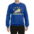 thumbnail image 2 of Wild Bobby All Star Cheerleading Megaphone Girl Sports Unisex Crewneck Graphic Sweatshirt, Royal, Large, 2 of 5