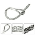 thumbnail image 3 of Uxcell 9-12mm OD Cable Pulling Socks Grip 0.37m Single Head Side Pull Wire mesh Puller Socks Grip Stainless Steel Wire Pulling Tools, 3 of 6
