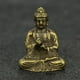 thumbnail image 4 of Atractiva colección de esculturas de estatuas de Buda Sakyamuni en miniatura de latón si, 4 of 8