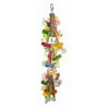 A & E Cage Co. BAEHB131 Real Wood With Hanging Blocks On Rope Toy For Birds