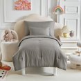 thumbnail image 3 of Juego de Ropa de Cama para Niños Pequeños UOZZI 5 Piezas Gris Oscuro, 3 of 9