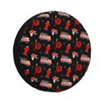 thumbnail image 1 of Fotbe Fire Fighting Funda de Llanta de Repuesto con Estampado, Engrosada, Ajuste Universal para Jeep, Remolque, RV, SUV, Camión-16 inch, 1 of 6