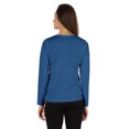 thumbnail image 4 of Inkmeso T-shirt Manches Longues à Manches Longues pour Femme Solid Button Henley, 4 of 7
