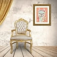 thumbnail image 3 of Mingo, Jessica 25x32 Gold Ornate Wood Framed with Double Matting Museum Art Print Titled - Llama Love, 3 of 4