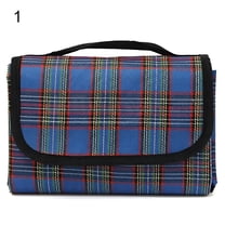 AUQ Waterproof Outdoors Beach Camping Picnic Rug Blanket Crawled Mat Pad, Blue