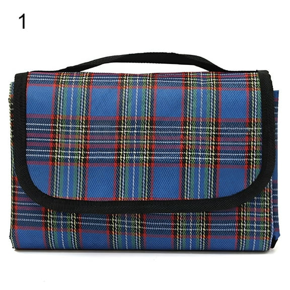 AUQ Waterproof Outdoors Beach Camping Picnic Rug Blanket Crawled Mat Pad, Blue