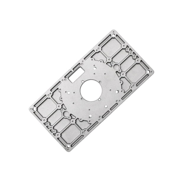 Eigraketly 1 Juego de de enrutador de carpintería, disipación de calor a escala, tornillo desmontable preciso, placa de inserción de montaje, Herramientas eléctricas Eigraketly TO009919-00