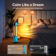 thumbnail image 4 of Space Heater, Compact Blue for Indoor Use – Fast Heating, 3 Modes, Thermostat & Overheat Protection, 4 of 5