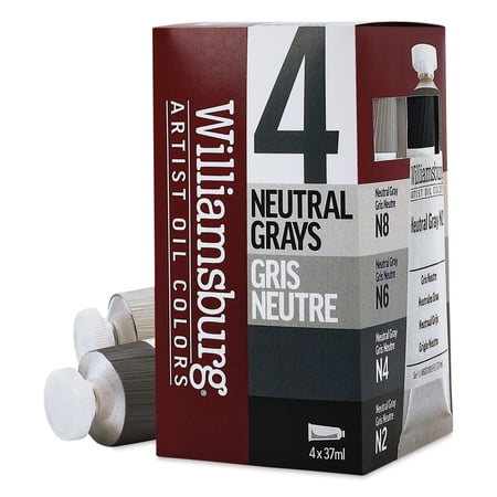 Golden Artist Colors Williamsburg Oil Neutral Gray 4pc Set 60089100